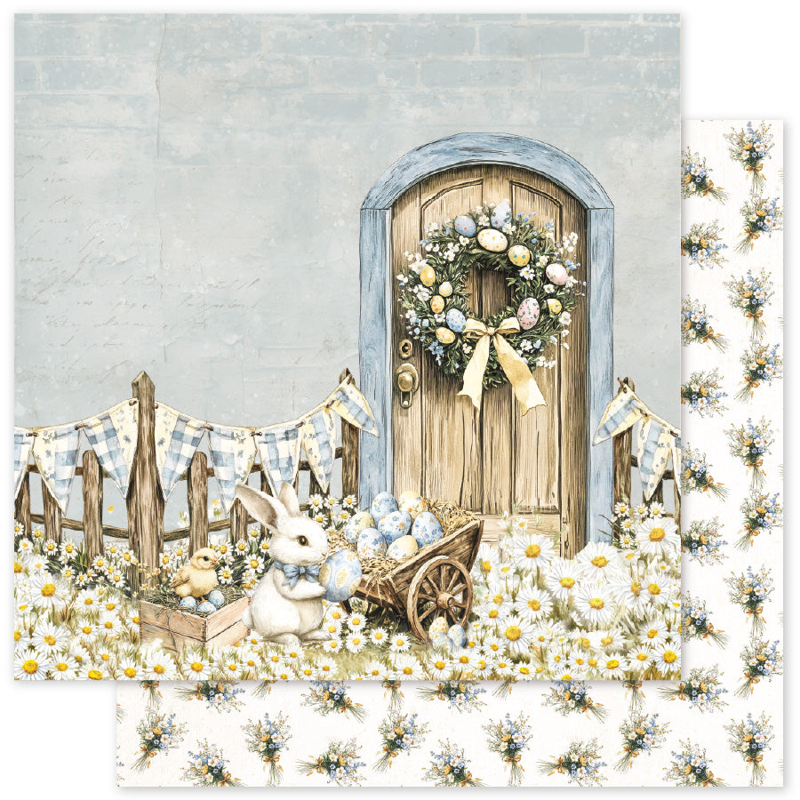 Rustic Easter F 12 x 12 Paper (12 pc Bulk Pack) 34182 — Ecstasy Crafts