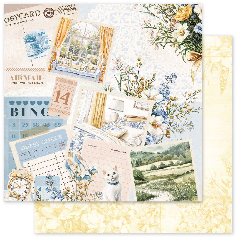 Rustic Spring C 12 x 12 Paper (12 pc Bulk Pack) 34239 — Ecstasy Crafts