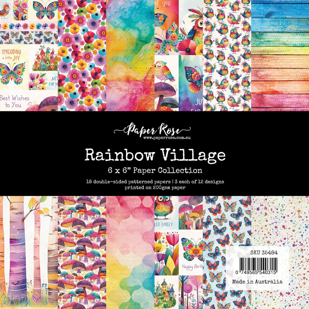 Rainbow Village 6x6 Paper Collection 35484 — Ecstasy Crafts