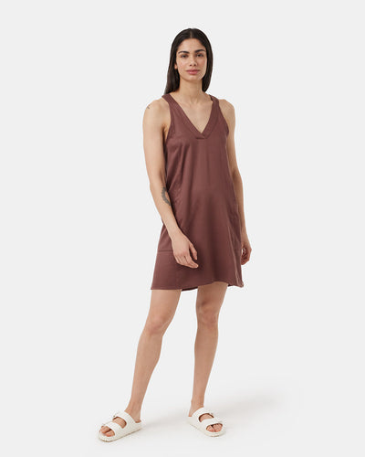 Robe trapèze en Tencel