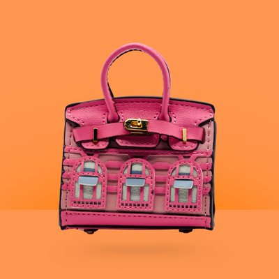 Sac Pochette Mini Rose de Luxe pour AirPods