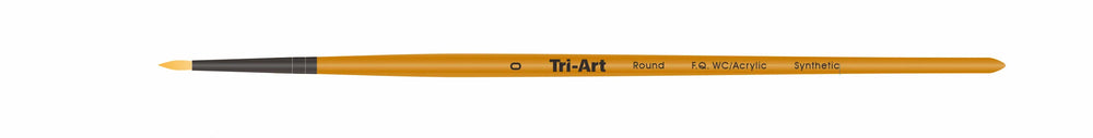 Pinceaux Tri-Art - Synthétique Court - WC/Acrylique - Rond - 0