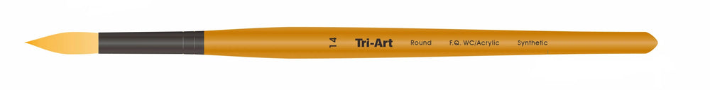 Pinceaux Tri-Art - Synthétique Court - WC/Acrylique - Rond - 14