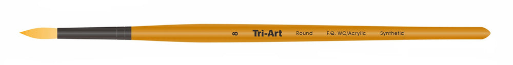 Pinceaux Tri-Art - Synthétique Court - WC/Acrylique - Rond - 8