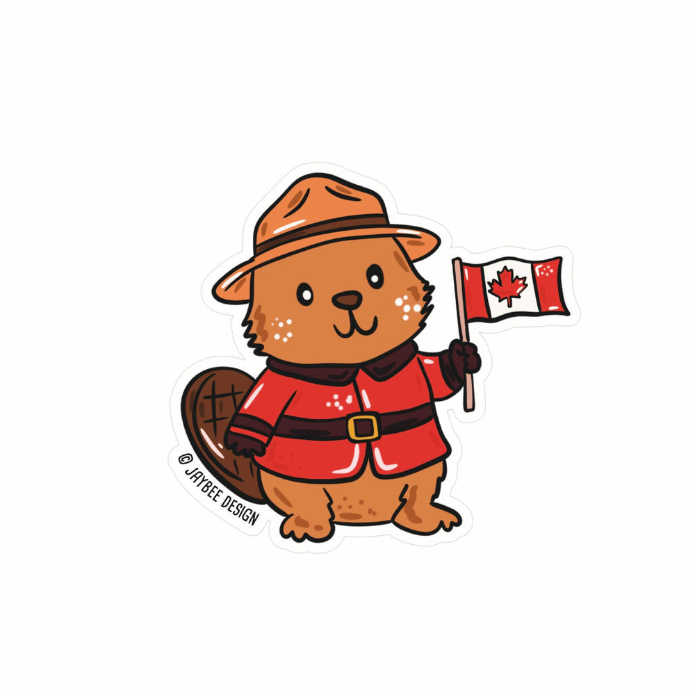 Autocollant Castor du Canada