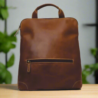 Sac à dos en cuir Rugged Earth