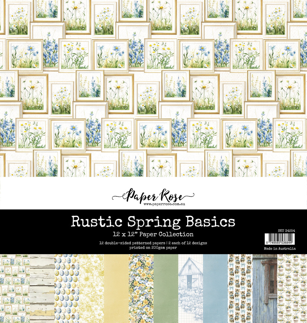 Rustic Spring Basics 12x12 Paper Collection 34254