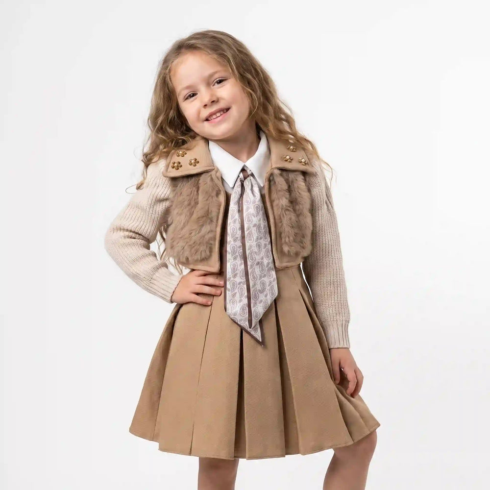 Arctic Charm Dress & Bolero Set