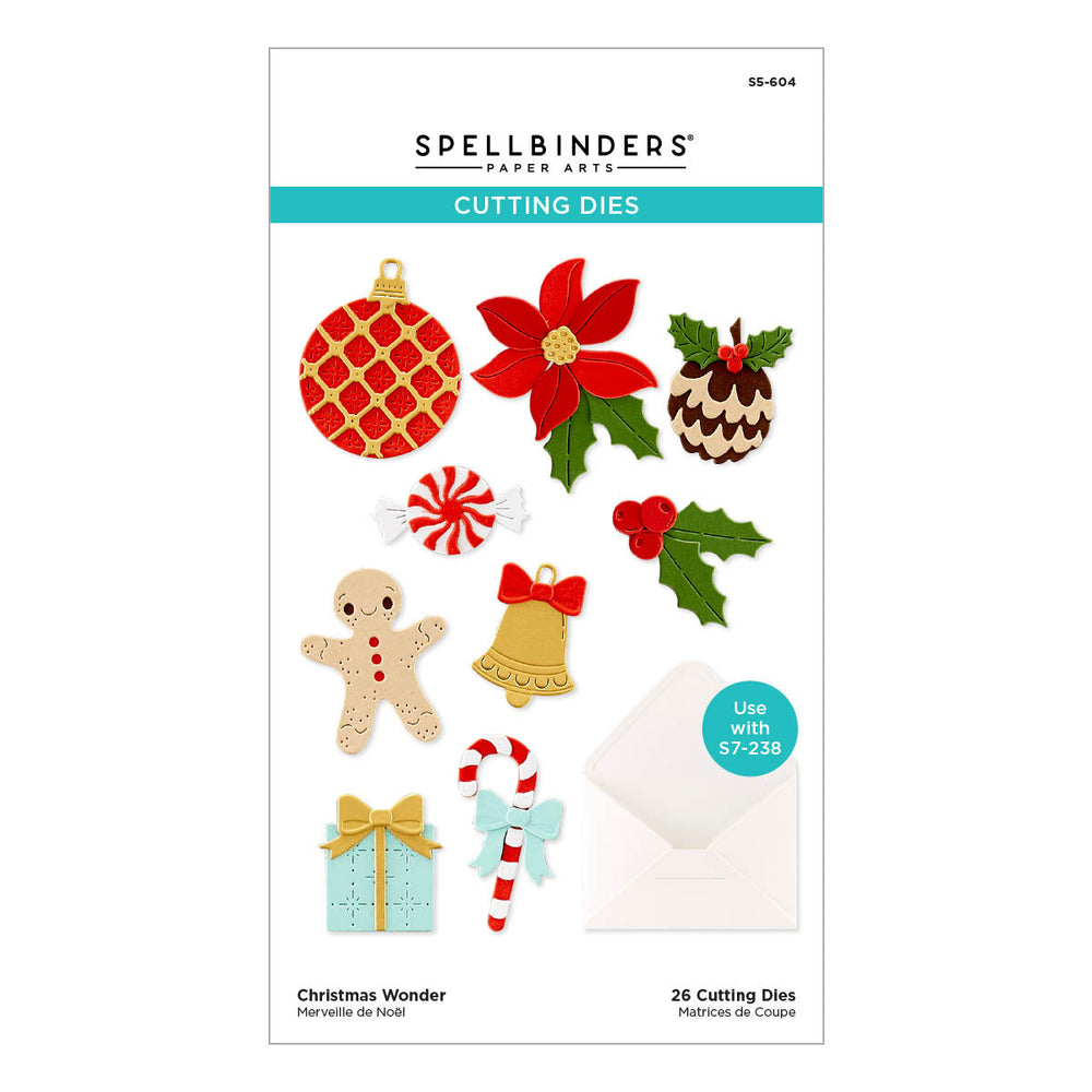 Christmas Wonder Etched Dies from the Envelope of Wonder Collection — Ecstasy Crafts