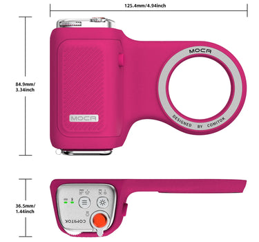 COMITOK MOCA iPhone Shooting Grip,Detachable rechargeable Bluetooth remote,DSLR Shutter/Focus Lock+Optional Fill Light/Mirror