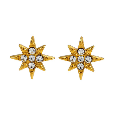 Style SARENBE Gold: 'Star Bright' Stud Earrings Gold
