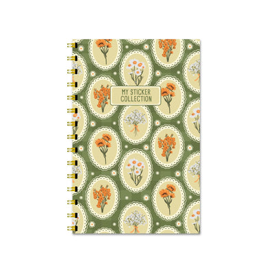 Mon Cahier d'Autocollants Collection Florale