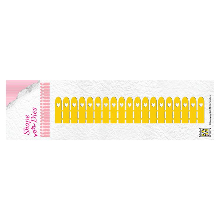 Matrice de découpe - Clôture en forme de cœur