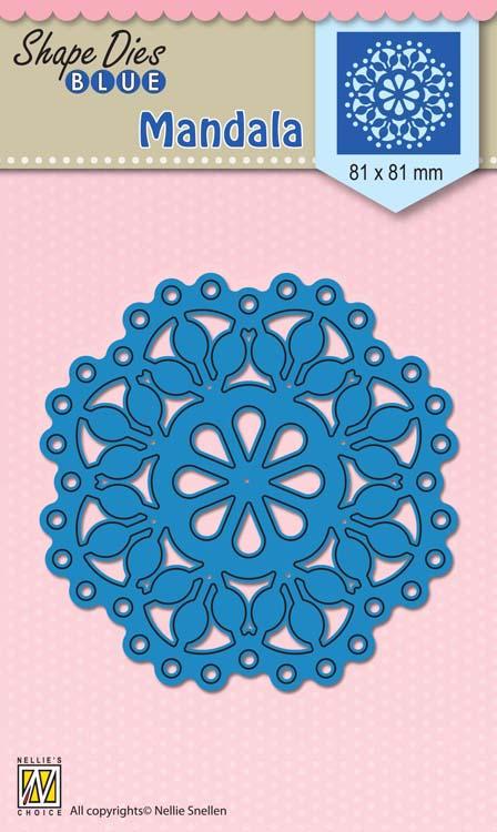 Nellie's Choice - Matrice de découpe Mandala Bleu