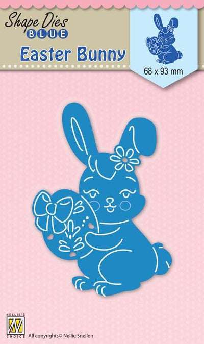 Nellie's Choice - Matrice de découpe Lapin de Pâques Bleu