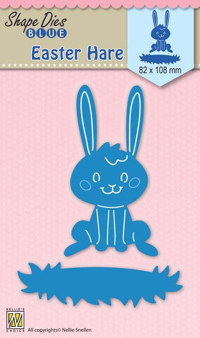Nellie's Choice - Matrice de découpe Lapin de Pâques Bleu