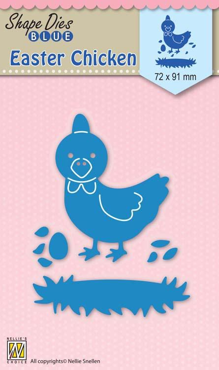 Nellie's Choice - Matrice de découpe Poulet de Pâques Bleu
