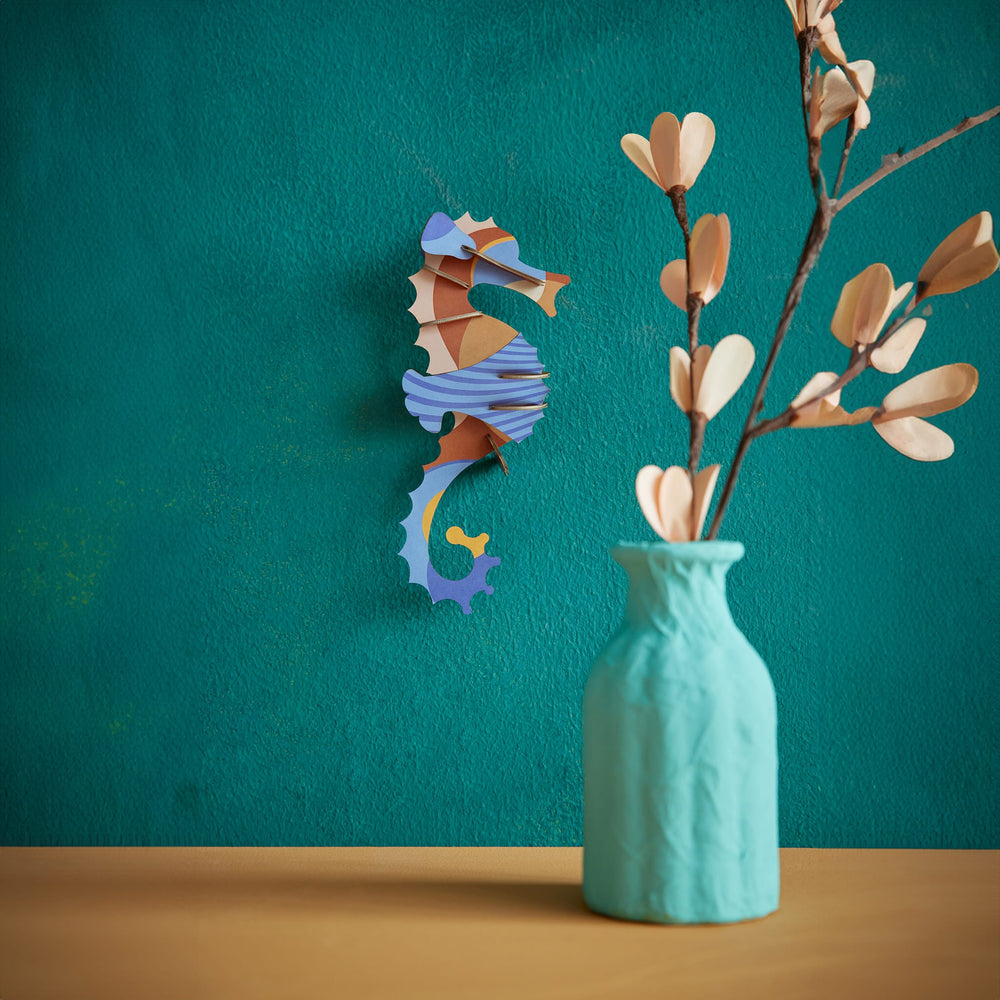 Hippocampe anneau bleu