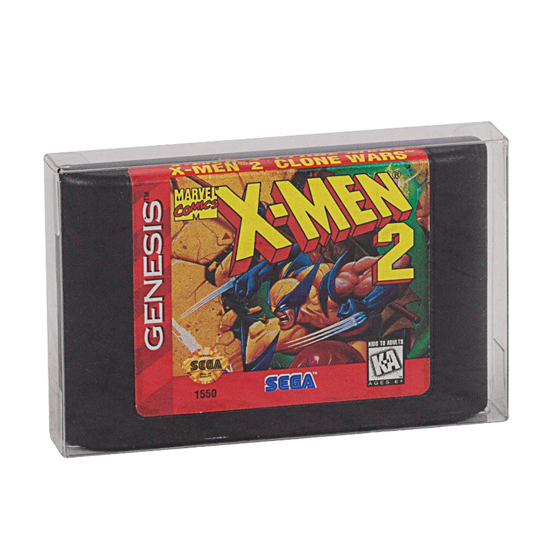 SEGA GENESIS Cartouche seule / SEGA MEGA Cartouche seule / Cassette audio EVORETRO Étui avec autocollant - Lot de 25