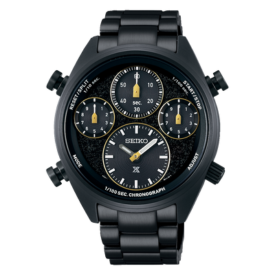 SEIKO Prospex Speedtimer 1/100 Sec Solar Chronograph Limited Edition Black | SFJ007