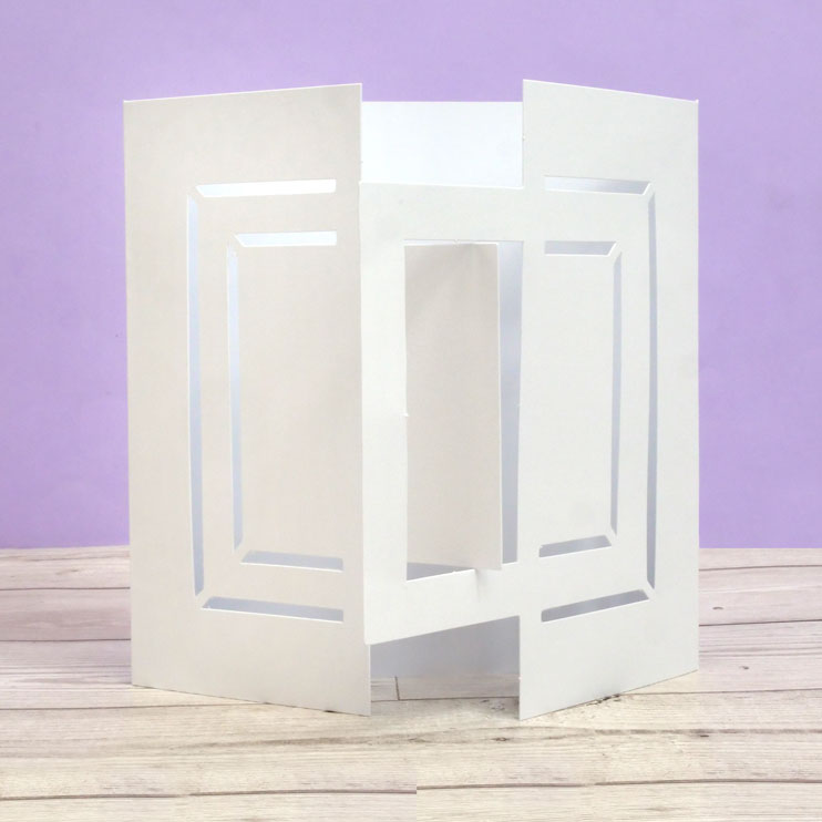 Formes de cartes vierges et enveloppes de luxe - Cadre à volets