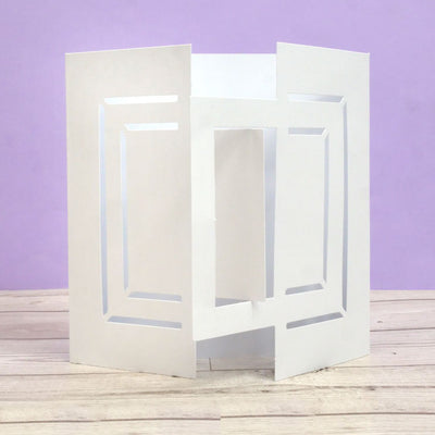 Formes de cartes vierges et enveloppes de luxe - Cadre à volets