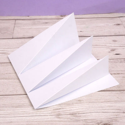 Cartes et enveloppes de luxe prédécoupées – Trois marches pliantes