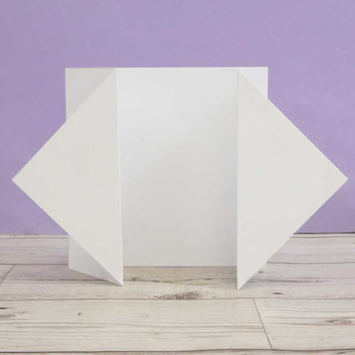 Cartes et enveloppes de luxe prédécoupées – Pli diamant