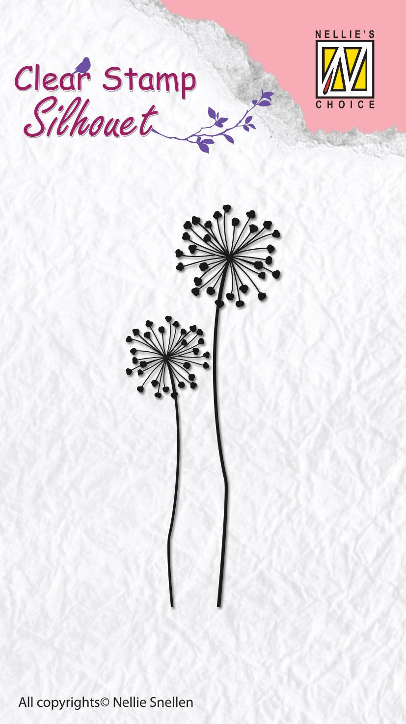 Clear Stamp Silhouette Flower 9 — Ecstasy Crafts