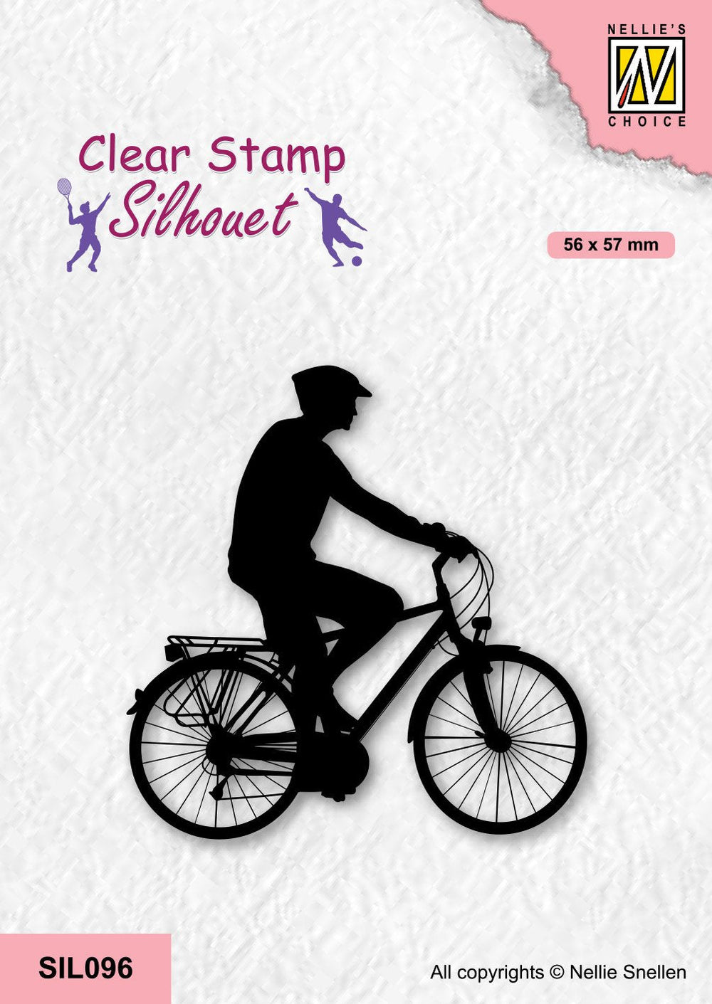 Nellie's Choice Tampon transparent Silhouette Sports - Cyclisme