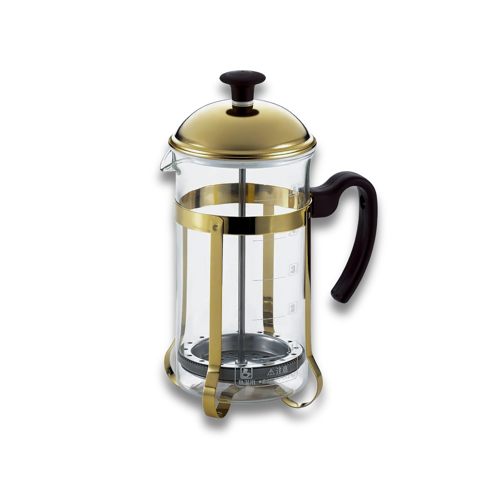 Yoshikawa Cafetière à Piston en Acier Inoxydable 600 ml – Fabriquée au Japon