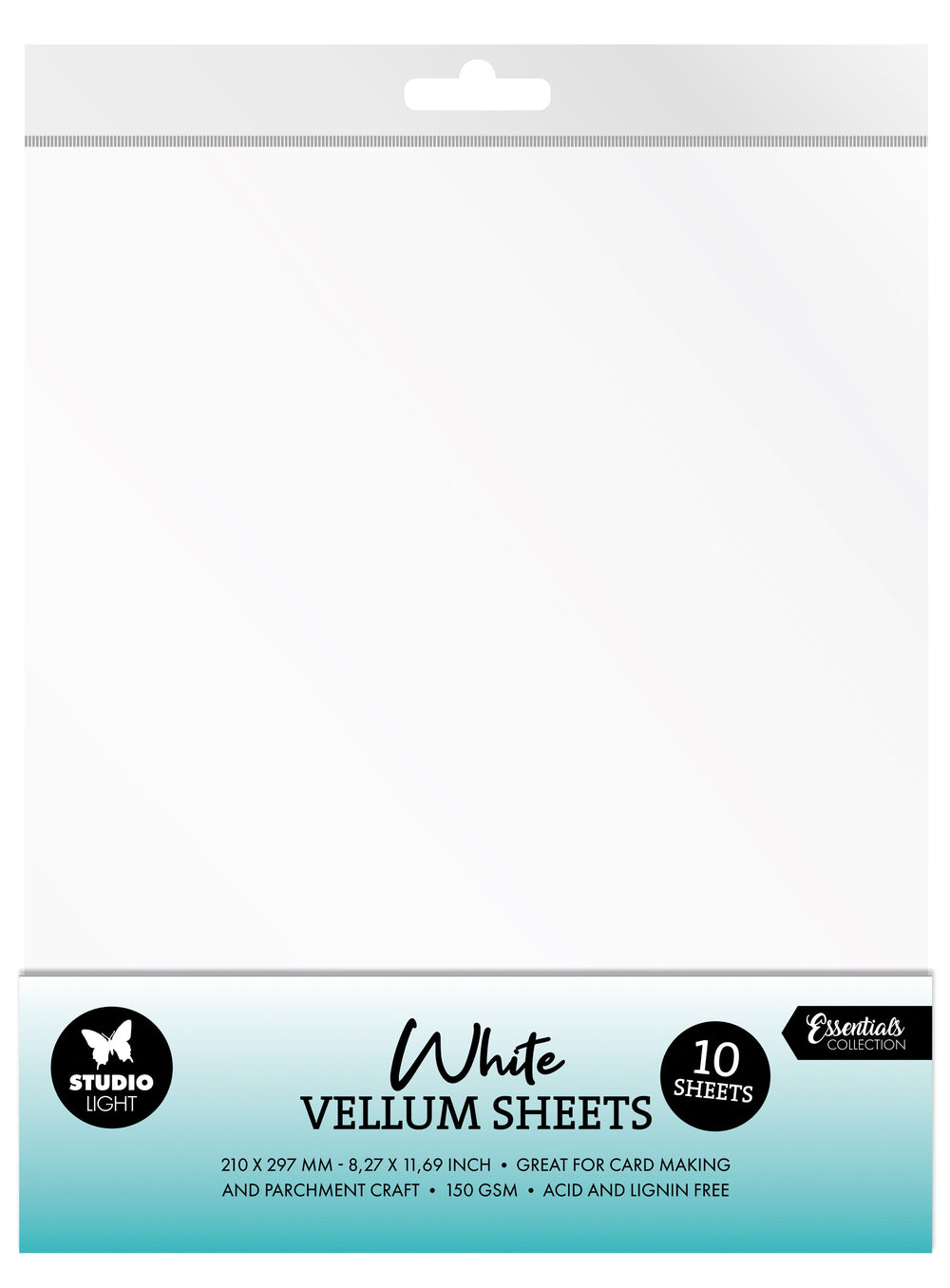 SL Vellum Sheets 150 GSM White Essentials 10 SH — Ecstasy Crafts
