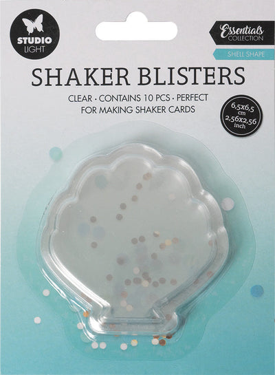 Coques de blister SL Shaker Forme coquillage Essentielles 75x75x11mm 10 PC n°13