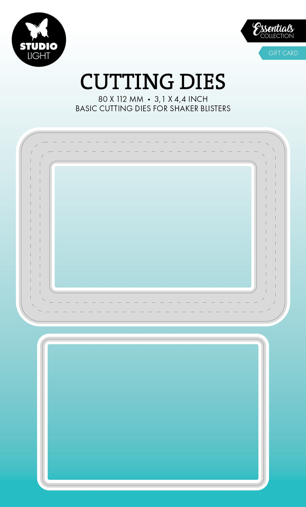 SL Cutting Die Gift Card Blister Die Essentials 2 Pieces