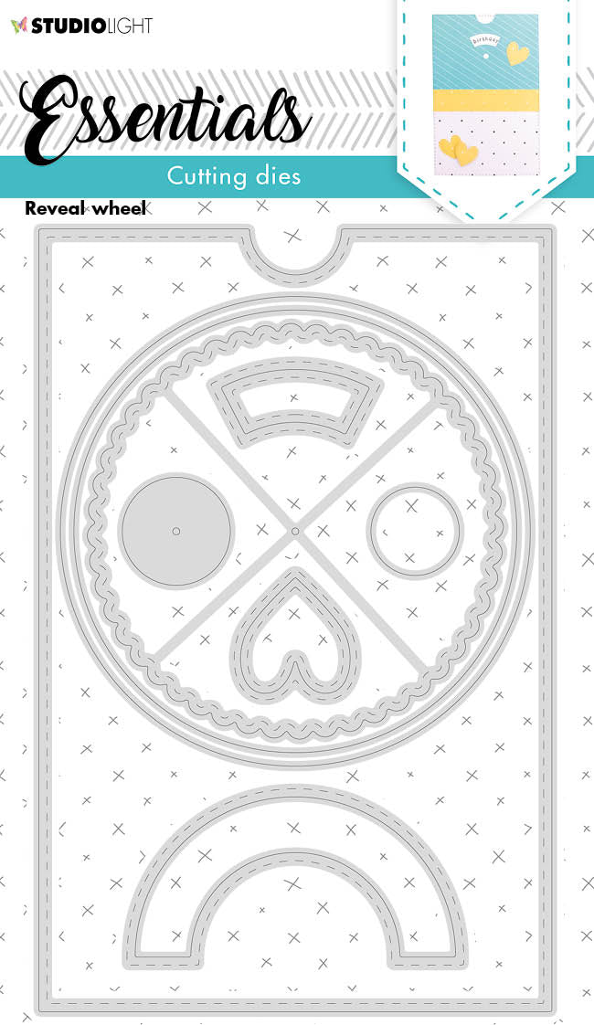 SL Matrice de Découpe Roue Révélatrice Essentiels 95x145x1mm 1 pc n°166