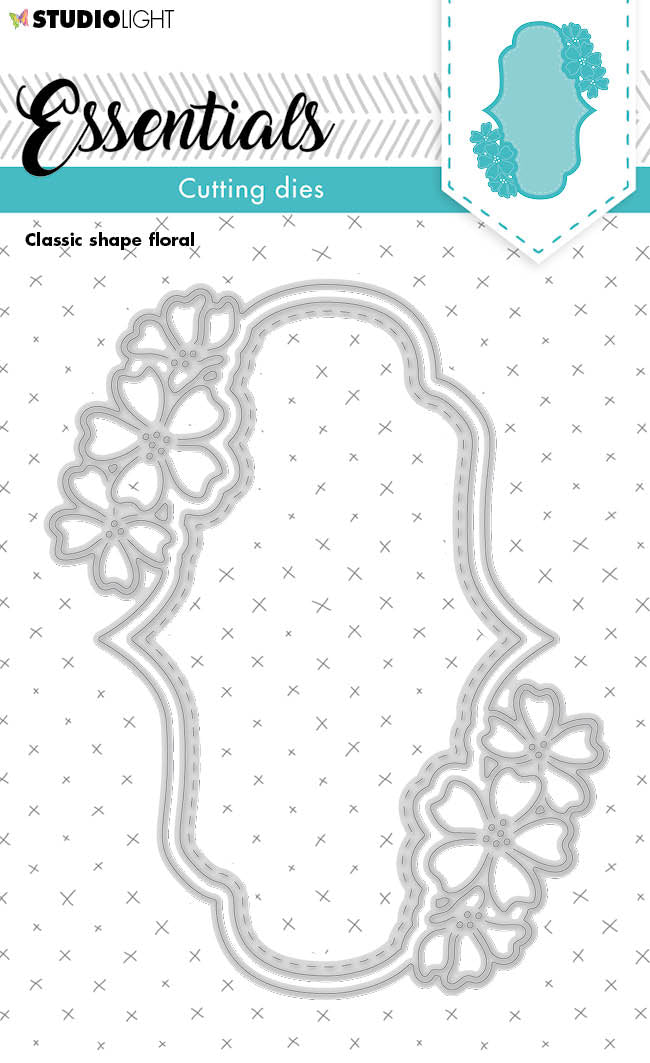 SL Matrice de découpe Étiquette classique Floral Essentials 95x122x1mm 2 PC n°222