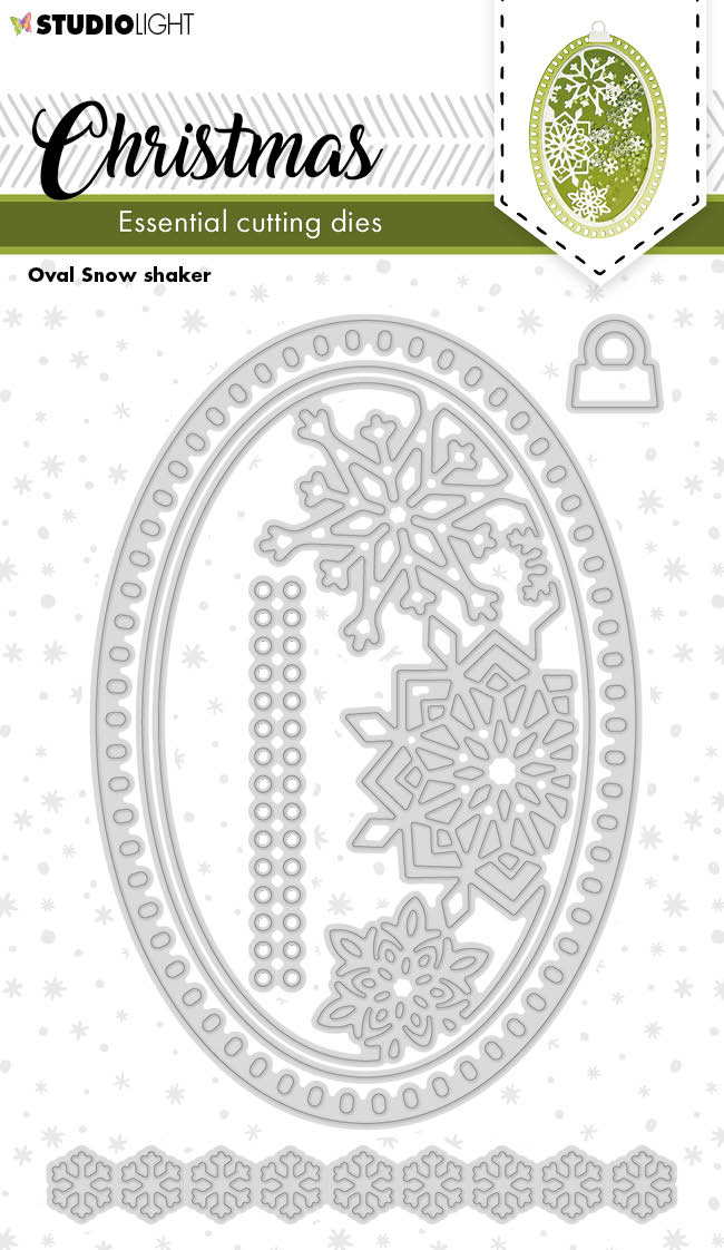 SL Cutting Dies Christmas Oval Shaker Essentials 96x138x1mm 6 PC nr.253 — Ecstasy Crafts