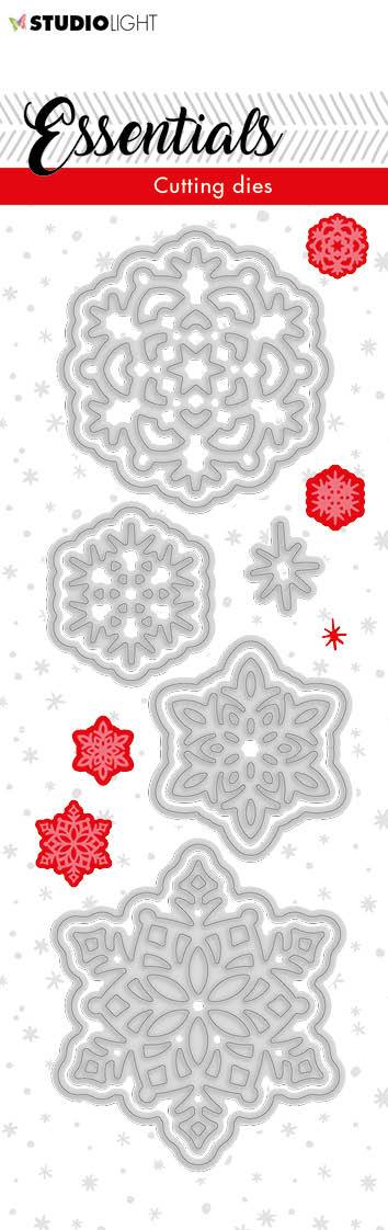 SL Cutting Die Christmas Small Snowflakes 2 Essentials 50x150mm nr.66 — Ecstasy Crafts