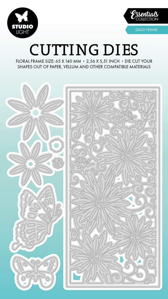 SL Matrices de découpe Cadre marguerite Essentials 106x142x1mm 8 PC n°736