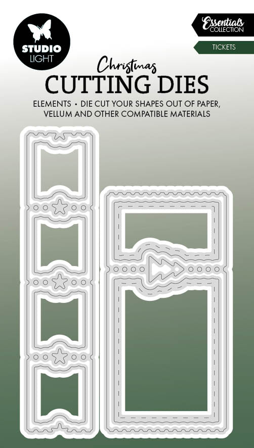 SL Matrice de découpe Noël Essentiels Ticket 8 pièces
