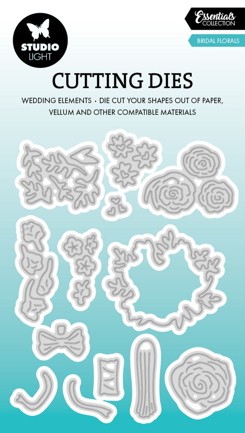 Matrices de coupe SL - Fleurs de mariée essentielles, 13 pièces