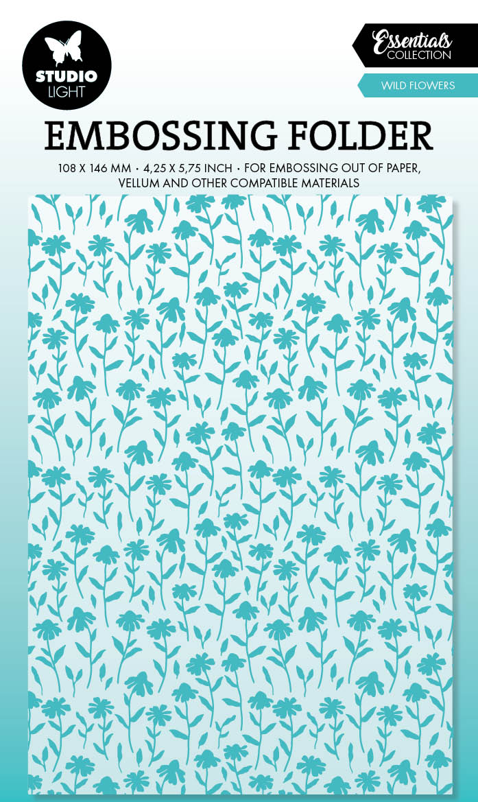 SL Dossiers de gaufrage Fleurs sauvages Essentials 1 pièce