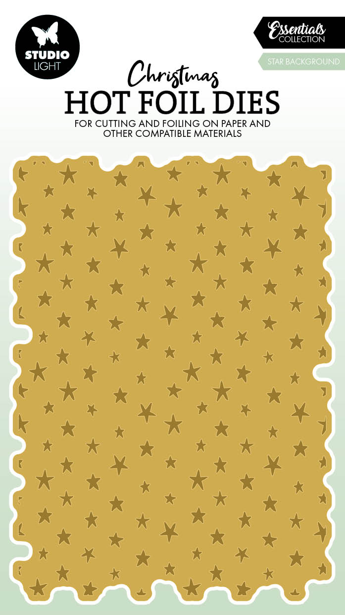 SL Matrices de découpe à chaud Étoiles, arrière-plan, indispensables, 1 pièce