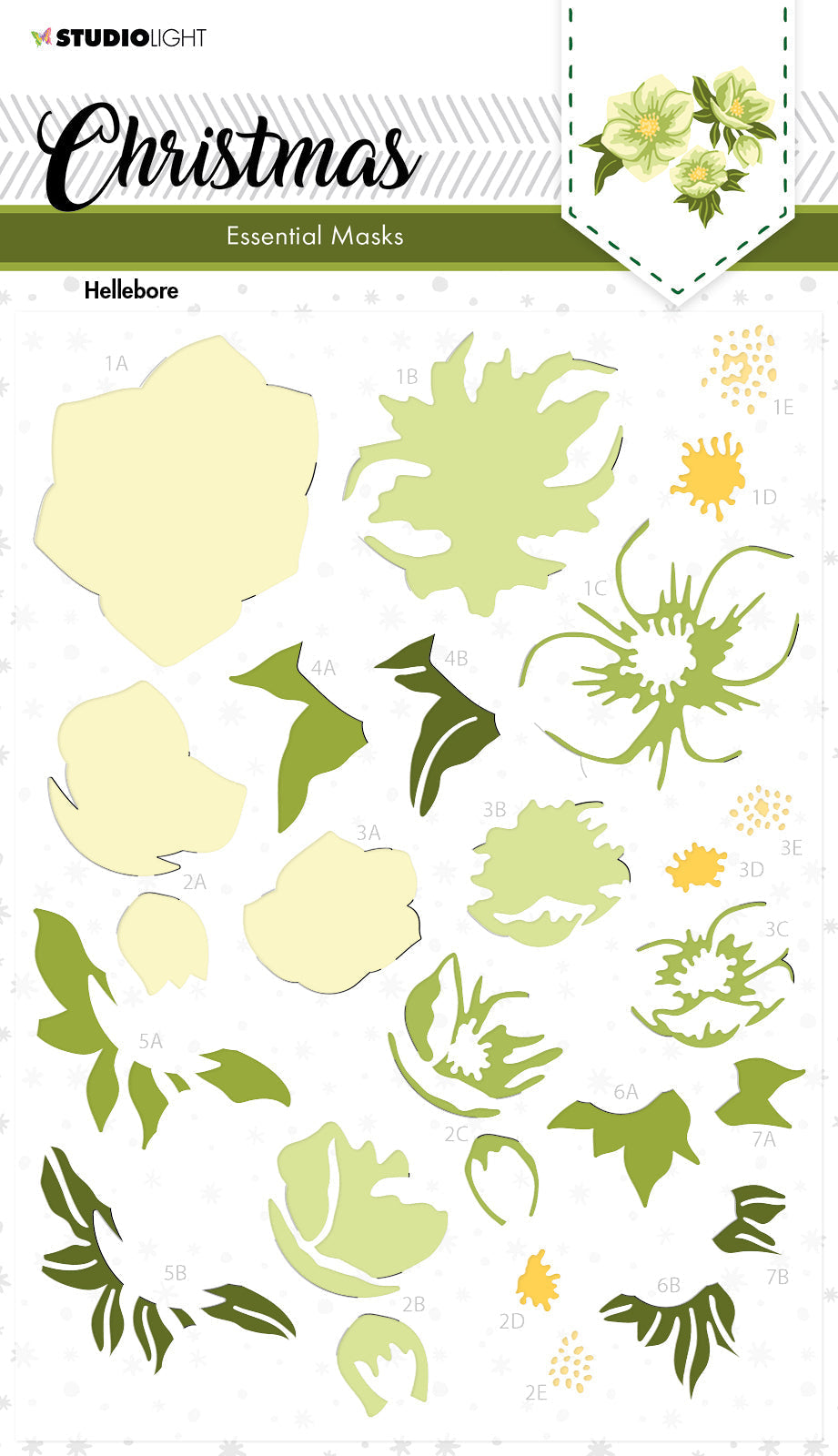 Masque SL Helleborus Essentials 150x210x1mm 1 PC n°145