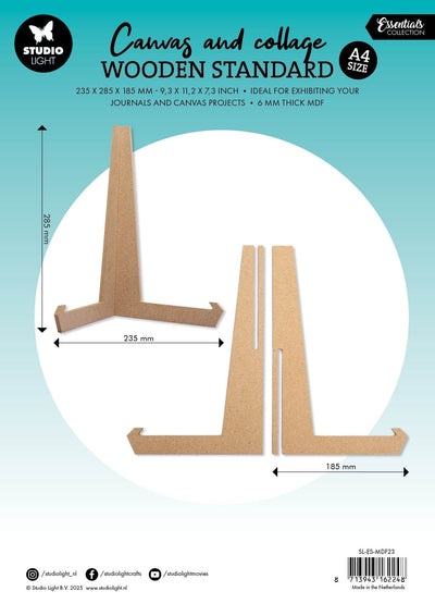 Chevalet & Toile de Journal SL MDF - Essentiels A4 2 Pièces