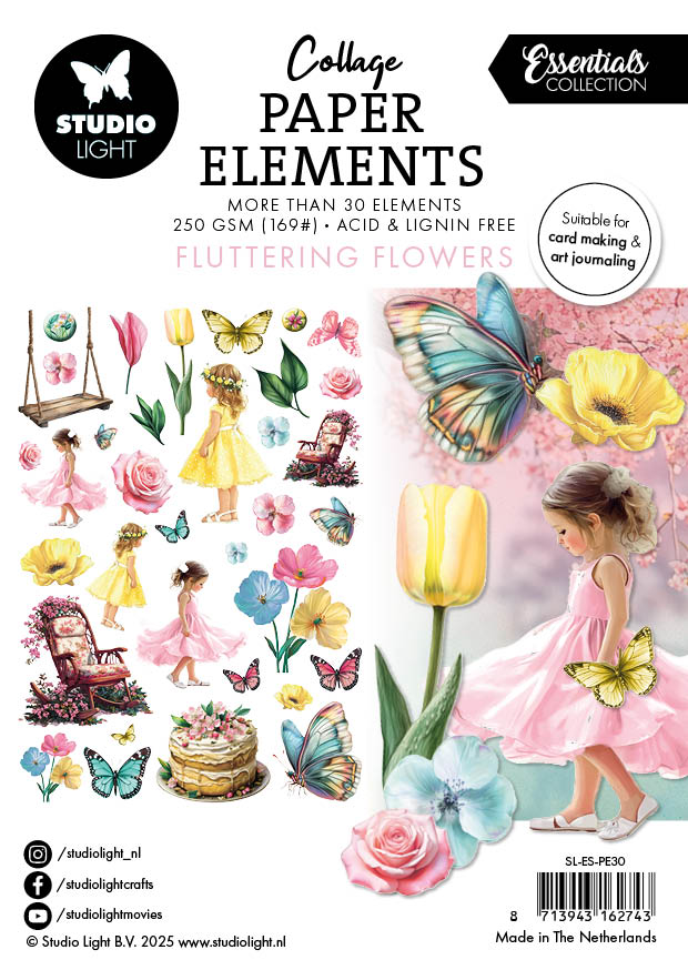 SL Paper Elements Fleurs Flottantes Essentiels 35 Pièces