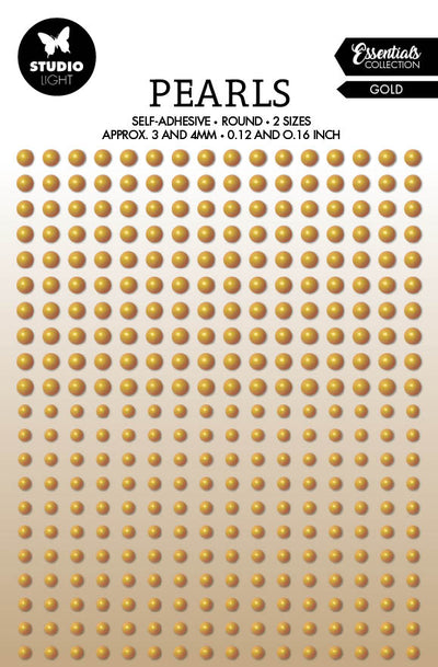 SL Perles Autocollantes Perles Or Essentiels 105x160x4mm 336 PC n°25
