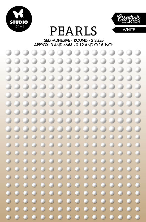 SL Perles autocollantes Perles blanches Essentiels 105x160x4mm 336 PC n°27