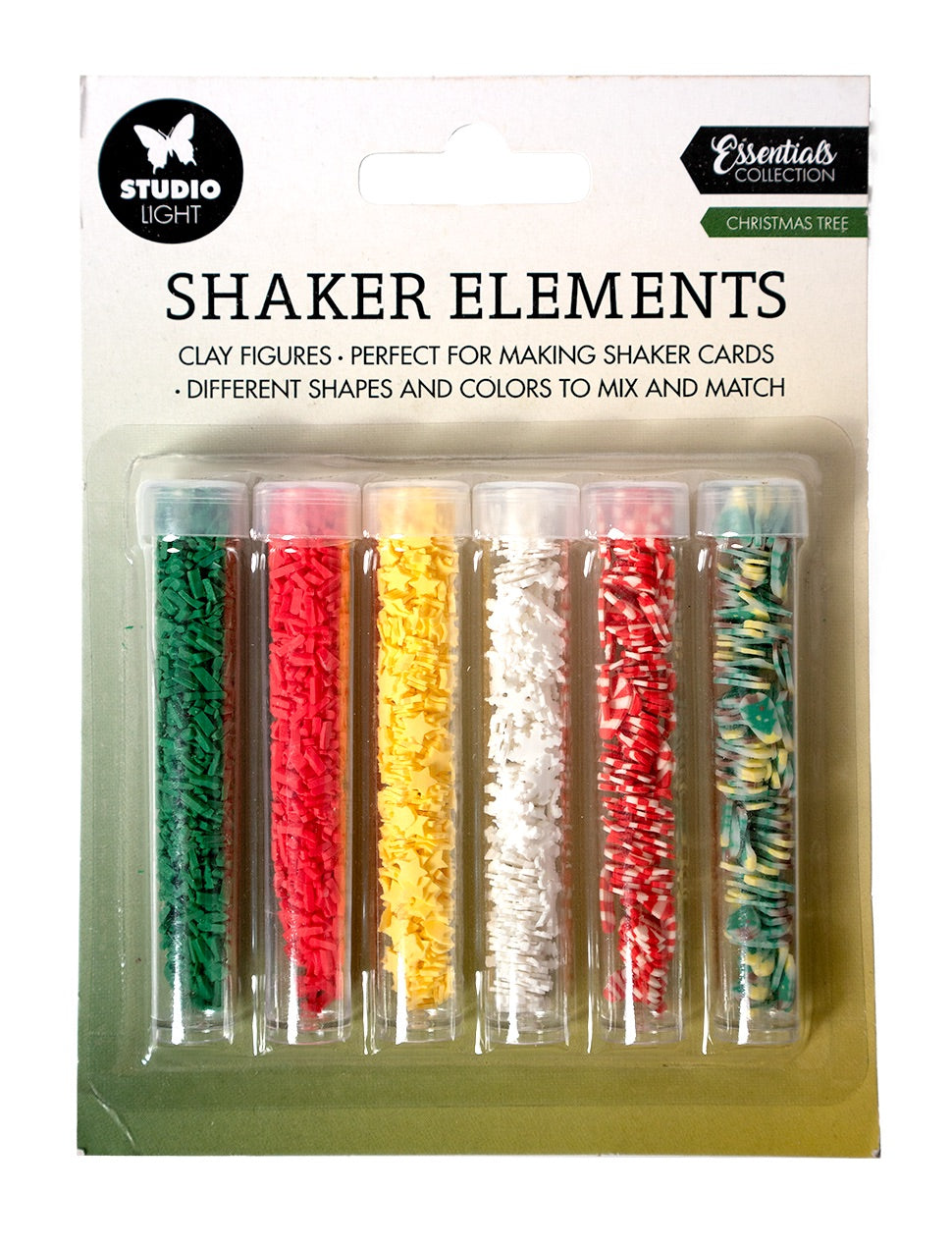 SL Shaker Elements Christmas Tree Essentials 151x111x1mm 6 PC nr.02 — Ecstasy Crafts