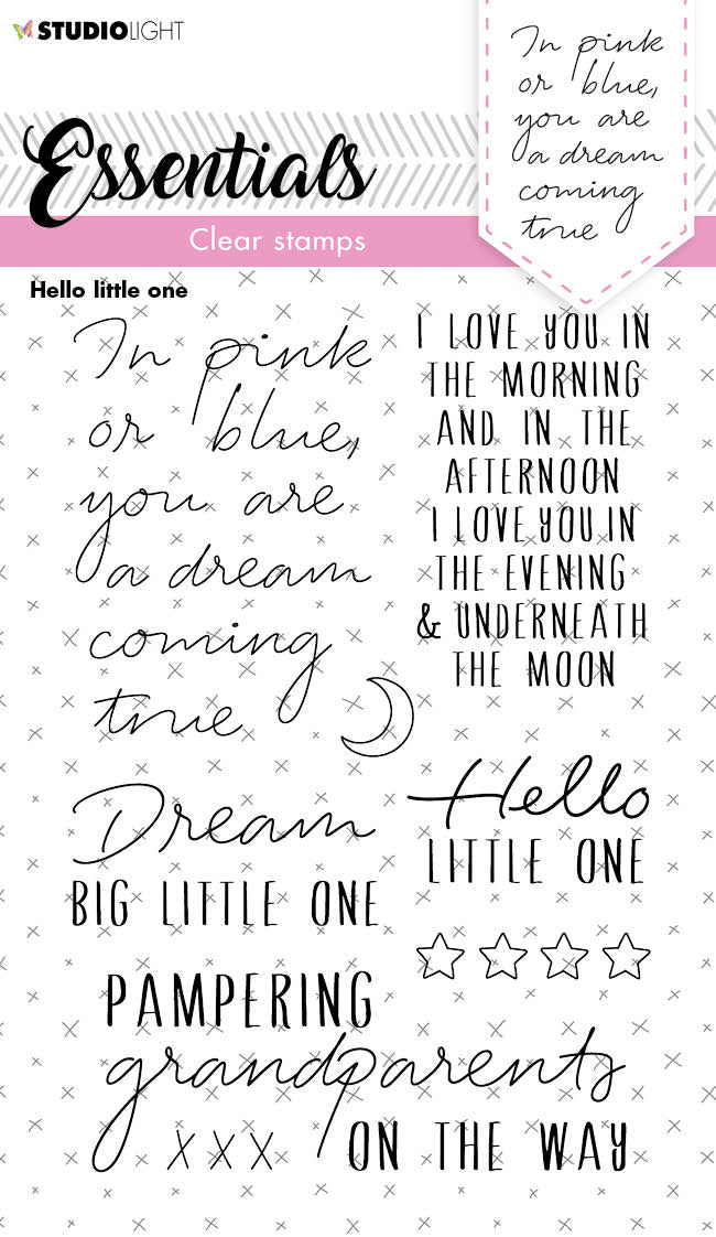 SL Tampon Transparent Hello Little One Essentials 105x148x3mm 1 PC n°174